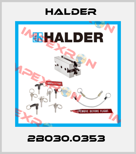 2B030.0353  Halder