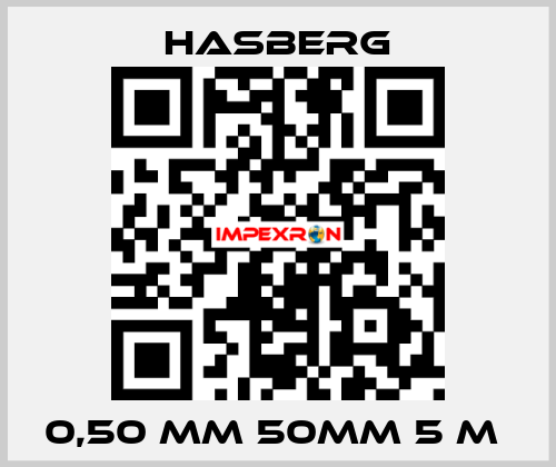 0,50 MM 50MM 5 M  Hasberg