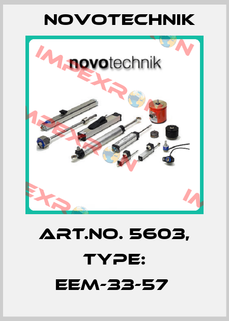 Art.No. 5603, Type: EEM-33-57  Novotechnik