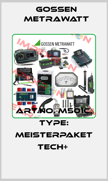 Art.No. M501C, Type: Meisterpaket TECH+  Gossen Metrawatt