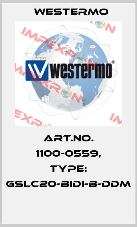 Art.No. 1100-0559, Type: GSLC20-BiDI-B-DDM  Westermo