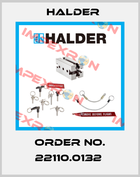 Order No. 22110.0132  Halder