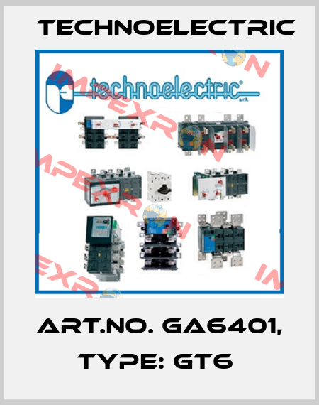 Art.No. GA6401, Type: GT6  Technoelectric
