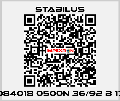 084018 0500N 36/92 B 17 Stabilus