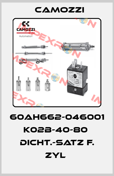60AH662-046001  K02B-40-80  DICHT.-SATZ F. ZYL  Camozzi