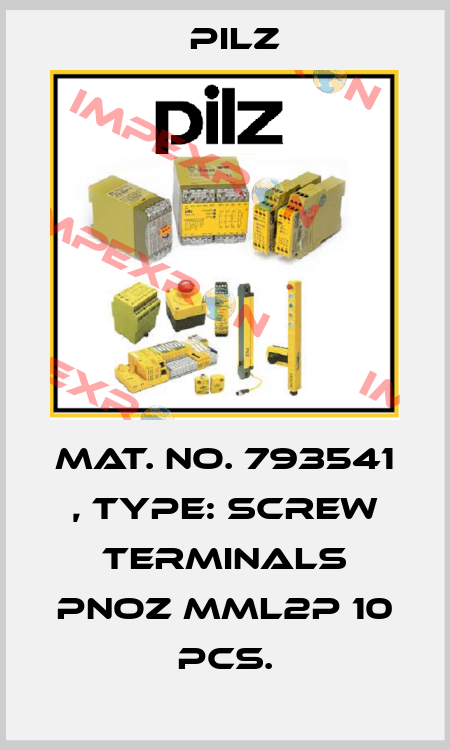 Mat. No. 793541 , Type: Screw terminals PNOZ mml2p 10 pcs. Pilz