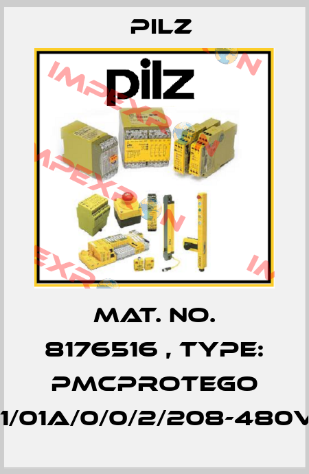 Mat. No. 8176516 , Type: PMCprotego D.01/01A/0/0/2/208-480VAC Pilz