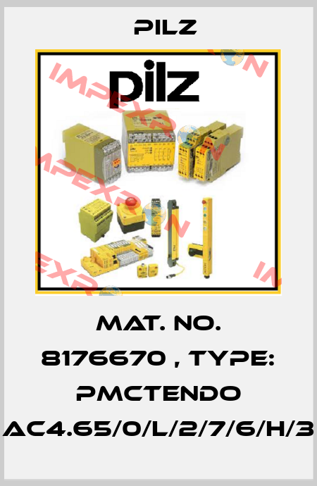 Mat. No. 8176670 , Type: PMCtendo AC4.65/0/L/2/7/6/H/3 Pilz