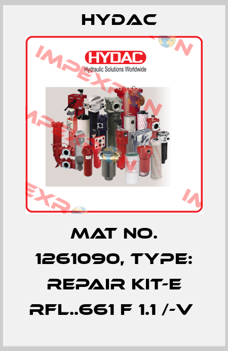 Mat No. 1261090, Type: REPAIR KIT-E RFL..661 F 1.1 /-V  Hydac
