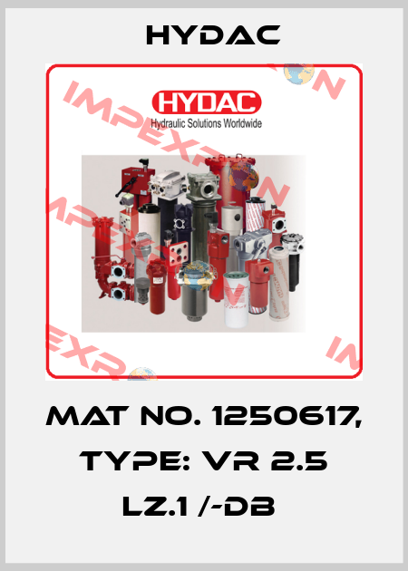 Mat No. 1250617, Type: VR 2.5 LZ.1 /-DB  Hydac