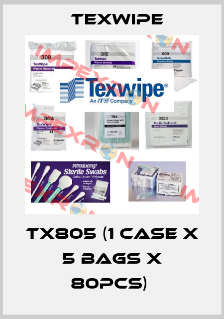 TX805 (1 case x 5 bags x 80pcs)  Texwipe