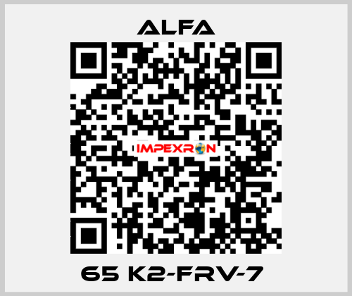 65 K2-FRV-7  ALFA