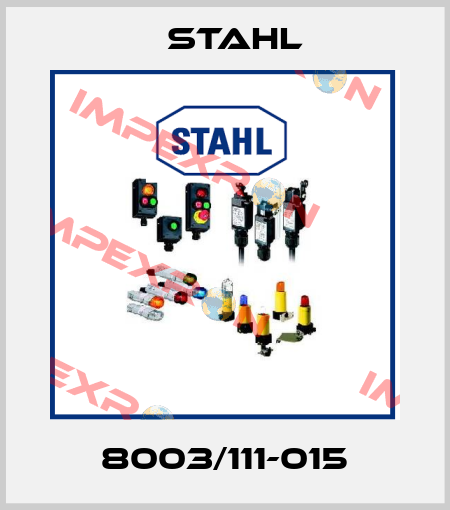 8003/111-015 Stahl