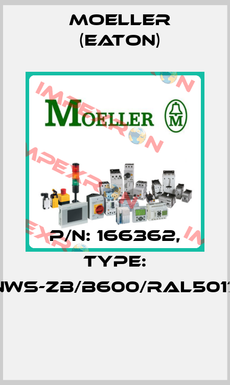 P/N: 166362, Type: NWS-ZB/B600/RAL5017  Moeller (Eaton)