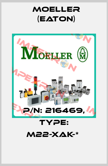 P/N: 216469, Type: M22-XAK-*  Moeller (Eaton)