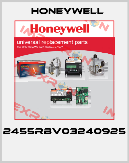 2455RBV03240925  Honeywell