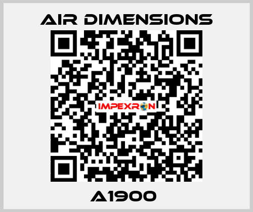 A1900  Air Dimensions