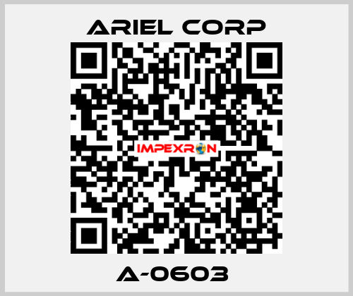 A-0603  Ariel Corp