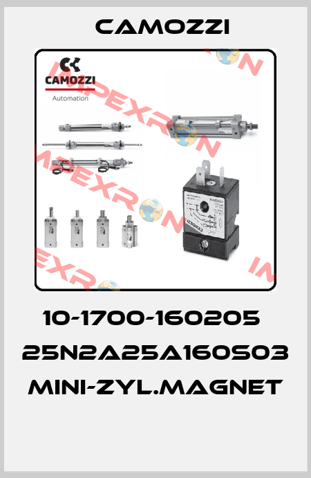 10-1700-160205  25N2A25A160S03 MINI-ZYL.MAGNET  Camozzi