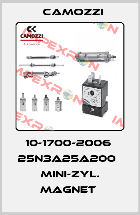 10-1700-2006  25N3A25A200   MINI-ZYL. MAGNET  Camozzi