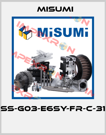 SS-G03-E6SY-FR-C-31  Misumi