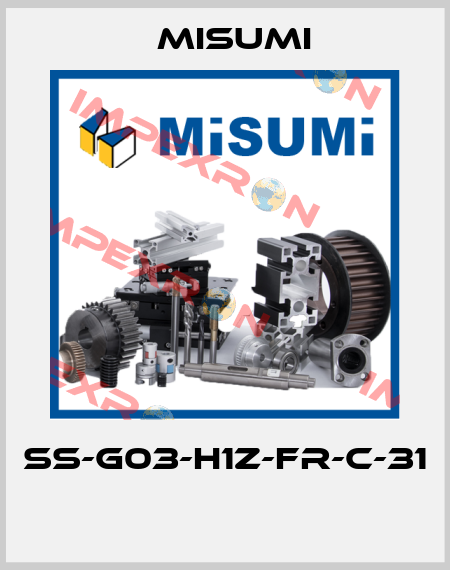 SS-G03-H1Z-FR-C-31  Misumi