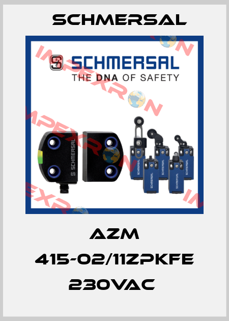 AZM 415-02/11ZPKFE 230VAC  Schmersal