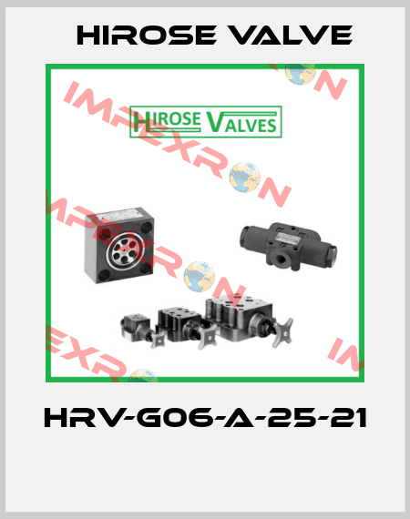 HRV-G06-A-25-21  Hirose Valve