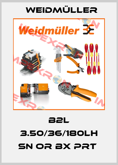 B2L 3.50/36/180LH SN OR BX PRT  Weidmüller