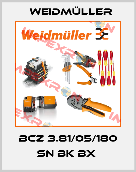 BCZ 3.81/05/180 SN BK BX  Weidmüller