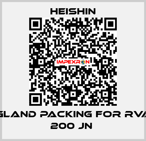 Gland Packing for RVA 200 JN  HEISHIN