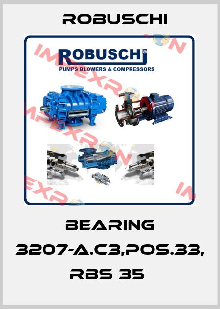 Bearing 3207-A.C3,Pos.33, RBS 35  Robuschi