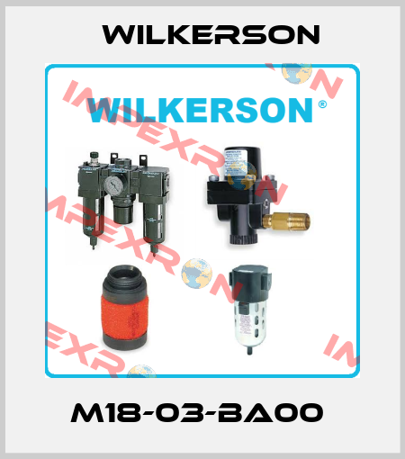 M18-03-BA00  Wilkerson