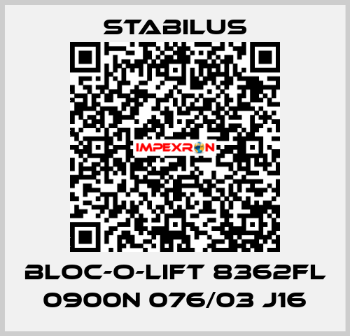 BLOC-O-LIFT 8362FL 0900N 076/03 J16 Stabilus