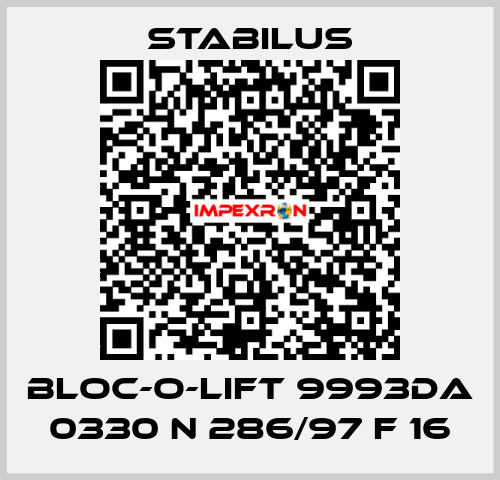 BLOC-O-LIFT 9993DA 0330 N 286/97 F 16 Stabilus