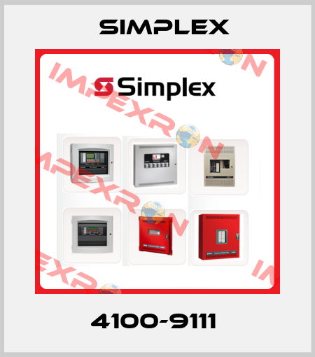 4100-9111  Simplex