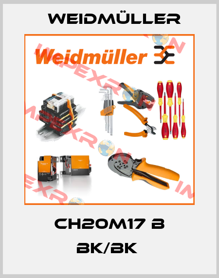 CH20M17 B BK/BK  Weidmüller