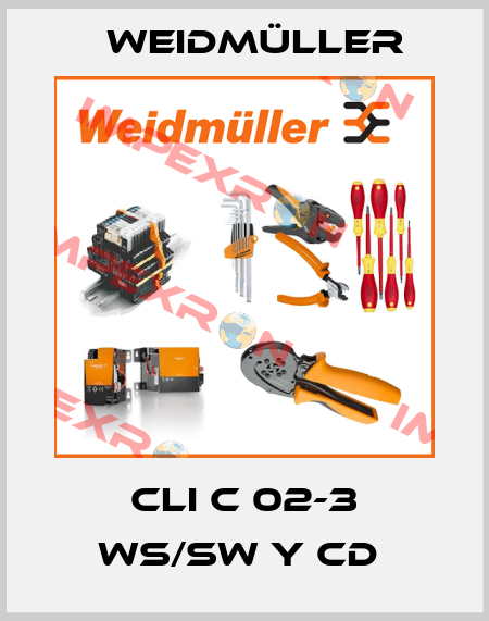 CLI C 02-3 WS/SW Y CD  Weidmüller