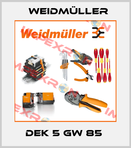 DEK 5 GW 85  Weidmüller
