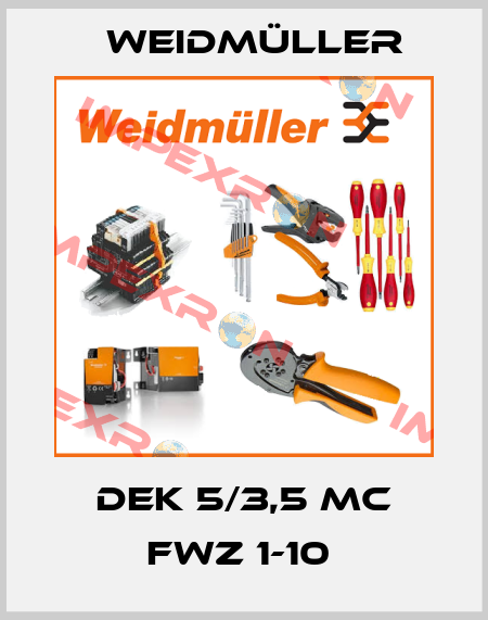 DEK 5/3,5 MC FWZ 1-10  Weidmüller
