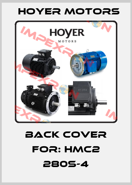 Back Cover For: HMC2 280S-4 Hoyer Motors