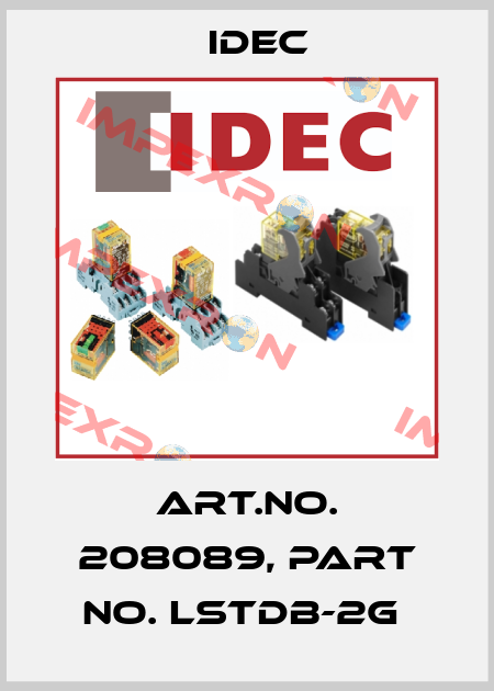 Art.No. 208089, Part No. LSTDB-2G  Idec