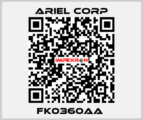 FK0360AA  Ariel Corp