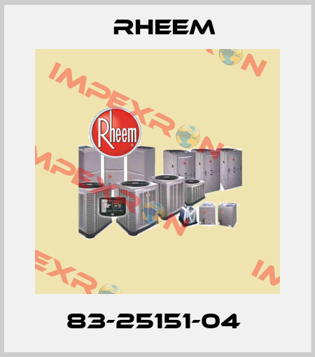 83-25151-04  RHEEM