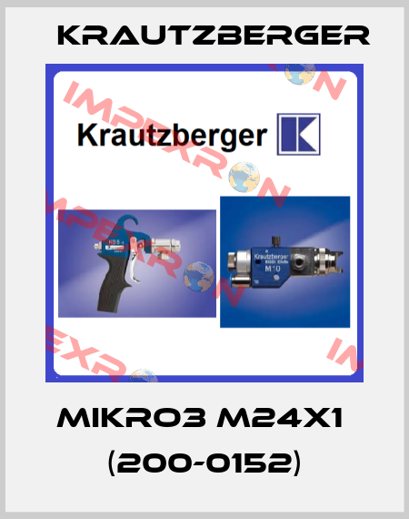 MIKRO3 M24x1  (200-0152) Krautzberger