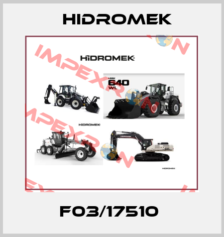 F03/17510  Hidromek