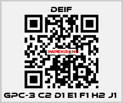 GPC-3 C2 D1 E1 F1 H2 J1  Deif