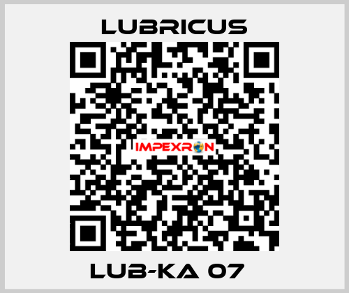 LUB-KA 07   LUBRICUS