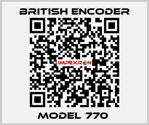 Model 770  British Encoder