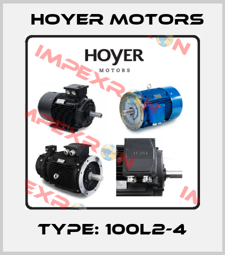 Type: 100L2-4 Hoyer Motors